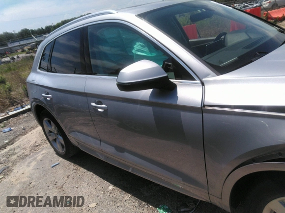 2019 Audi Q5 Premium Plus with VIN WA1BNAFY1K2054857, listed as a IAAI auction lot 42624504 with 58,255 mi miles and . Bid and sale history available at DreamBid. Image 13.
