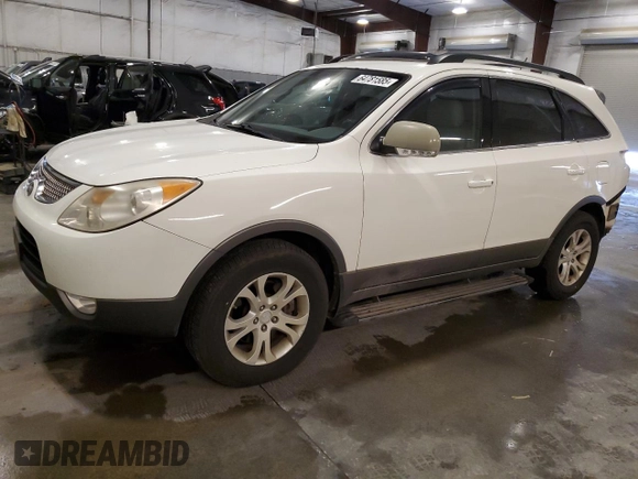 2009 Hyundai Veracruz GLS z VIN KM8NU73CX9U079459, wystawiony jako Copart lot #64781585 z przebiegiem 111 326 mil mil oraz Szkoda całkowita • Salvage title. Historia ofert i sprzedaży dostępna na DreamBid. Obrazek 1.