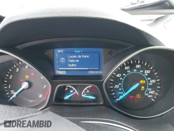 2015 Ford Escape S with VIN 1FMCU0F70FUB78610, listed as a IAAI auction lot 42225098 with 209,248 mi miles and . Bid and sale history available at DreamBid. Image 7.