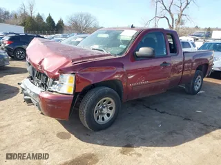 2008 Chevrolet Silverado 1500 LT w/1LT with VIN 2GCEC19CX81306736, listed as a IAAI auction lot 41598958 with 125,223 mi miles. Bid and sale history available at carsss.com. Image 18.