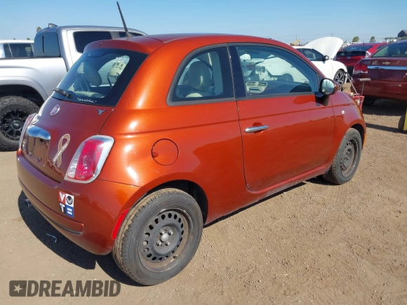 2015 FIAT 500 Pop с VIN 3C3CFFAR3FT598614, выставлен на аукционе IAAI как лот 42738196 с пробегом 112 299 миль миль и . История ставок и продаж доступна на DreamBid. Изображение 4.