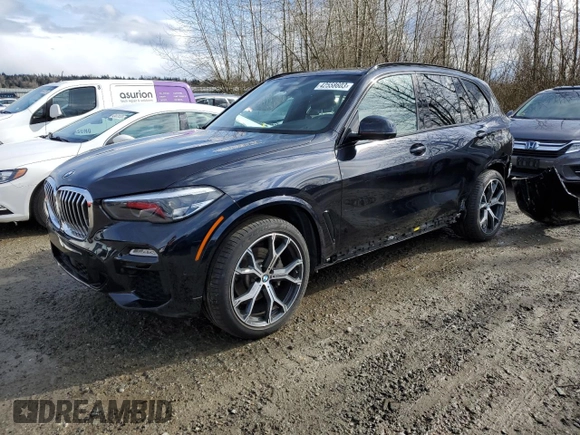 2019 BMW X5 xDrive40i with VIN 5UXCR6C55KLL39592, listed as a Copart auction lot 42558603 with 32,757 mi miles. Bid and sale history available at carsss.com. Image 1.
