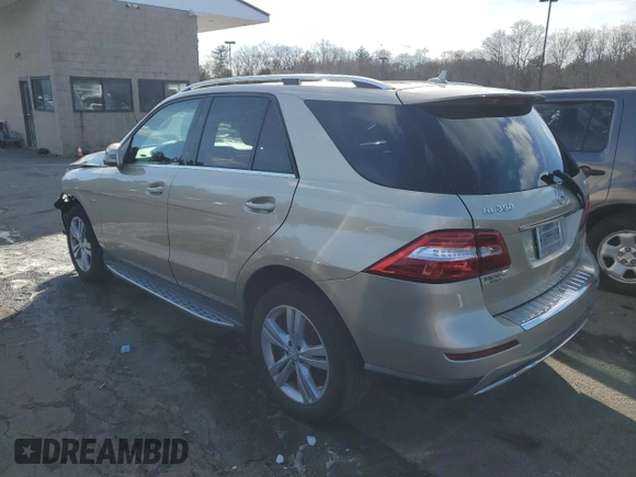 2012 Mercedes-Benz M ML 350 with VIN 4JGDA5HB4CA076509, listed as a Copart auction lot 45131285 with 166,566 mi miles and Salvage Title. Bid and sale history available at carsss.com. Image 2.