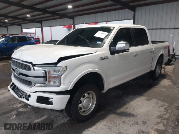 2018 Ford F-150 XL with VIN 1FTEW1E5XJFE46170, listed as a IAAI auction lot 42189558 with 132,699 mi miles and . Bid and sale history available at DreamBid. Image 2.