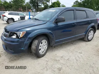 2015 Dodge Journey American Value z VIN 3C4PDCAB6FT707975, wystawiony jako Copart lot #59919895 z przebiegiem 192 614 mil mil oraz Czysty tytuł • Clean title. Historia ofert i sprzedaży dostępna na DreamBid. Obrazek 1.