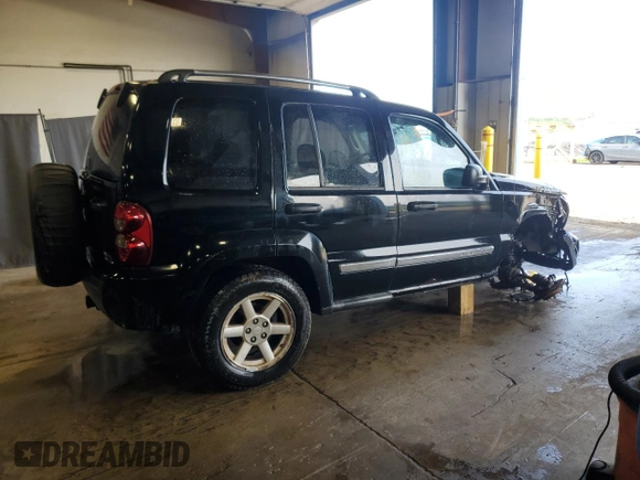 2006 Jeep Liberty Limited with VIN 1J4GL58K66W165494, listed as a Copart auction lot 59162625 with 106,334 mi miles and Salvage title. Bid and sale history available at DreamBid. Image 3.
