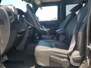 2017 Jeep Wrangler Unlimited Sahara with VIN 1C4BJWEG3HL614632, listed as a Copart auction lot 57525545 with 75,973 mi miles and Salvage title. Bid and sale history available at DreamBid. Image 7.
