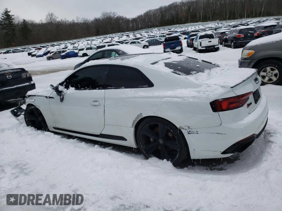 2018 Audi RS 5 z VIN WUAPWAF53JA902100, wystawiony jako Copart lot #45120285 z przebiegiem 39 423 mil mil oraz Szkody całkowita. Historia ofert i sprzedaży dostępna na DreamBid. Obrazek 2.