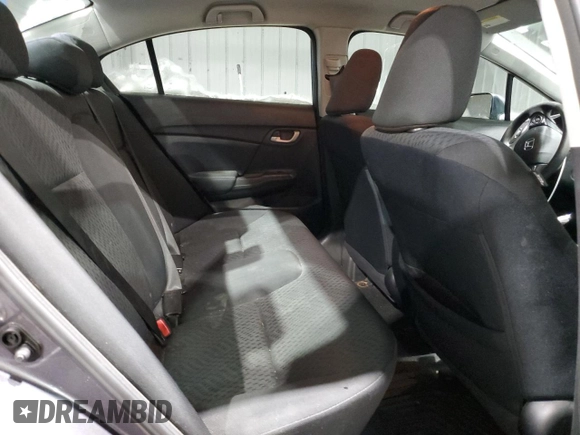 2014 Honda Civic LX z VIN 19XFB2F51EE219843, wystawiony jako Copart lot #83315574 z przebiegiem 162 139 mil mil oraz Czysty tytuł • Clean title. Historia ofert i sprzedaży dostępna na DreamBid. Obrazek 10.