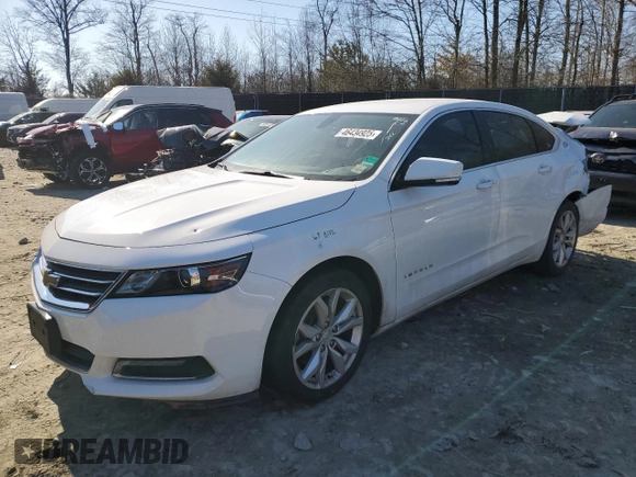 2018 Chevrolet Impala LT with VIN 2G1105S38J9126762, listed as a Copart auction lot 46434925 with 119,357 mi miles and Salvage Title. Bid and sale history available at DreamBid. Image 1.