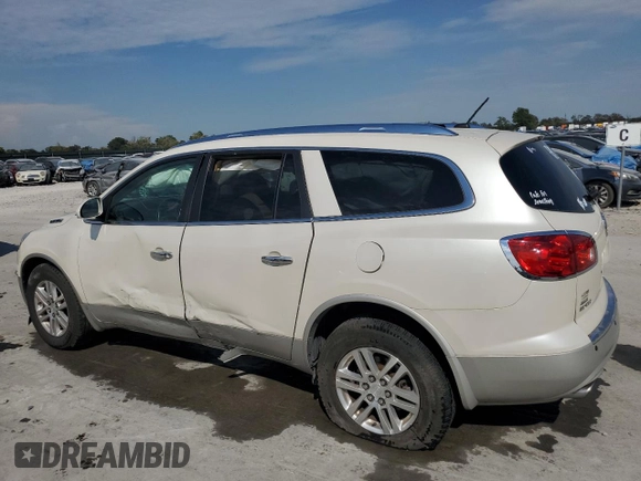 2009 Buick Enclave CX with VIN 5GAER13D49J194914, listed as a Copart auction lot 69853824 with 124,972 mi miles and Salvage Title. Bid and sale history available at DreamBid. Image 2.