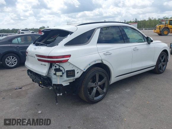 2025 Genesis GV70 Sport with VIN 5NMMCDTC3SH033082, listed as a IAAI auction lot 42116975 with 1,337 mi miles and . Bid and sale history available at DreamBid. Image 4.