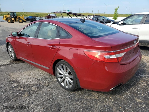 2013 Hyundai Azera with VIN KMHFH4JG3DA212537, listed as a Copart auction lot 62455324 with 130,531 mi miles and Clean Title. Bid and sale history available at carsss.com. Image 2.