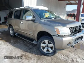 2007 Nissan Armada SE with VIN 5N1AA08C67N714613, listed as a IAAI auction lot 41305267 with 142,288 mi miles and . Bid and sale history available at DreamBid. Image 1.