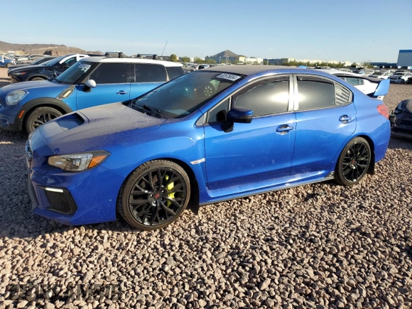 2021 Subaru WRX STI Limited with VIN JF1VA2W69M9812575, listed as a Copart auction lot 82575854 with 41,507 mi miles and Salvage Title. Bid and sale history available at carsss.com. Image 1.