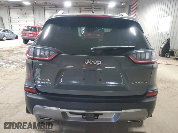 2020 Jeep Cherokee Limited with VIN 1C4PJMDX2LD627953, listed as a Copart auction lot 55845735 with 55,660 mi miles and Salvage title. Bid and sale history available at DreamBid. Image 6.