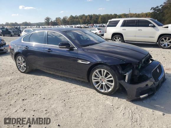 2018 Jaguar XF 25t Prestige with VIN SAJBE4FX1JCY55975, listed as a Copart auction lot 77982034 with 45,457 mi miles and Salvage Title. Bid and sale history available at carsss.com. Image 4.