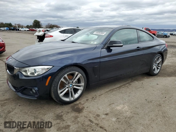 2015 BMW 4 Series 428i with VIN WBA3N3C52FK232570, listed as a Copart auction lot 49392085 with 91,342 mi miles and Salvage Title. Bid and sale history available at DreamBid. Image 1.