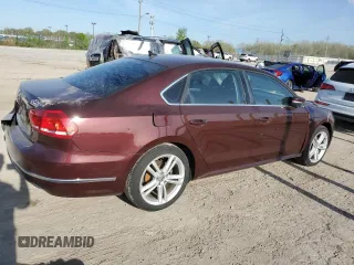 2013 Volkswagen Passat SE with VIN 1VWBN7A38DC094268, listed as a Copart auction lot 54378765 with 172,105 mi miles and Clean title. Bid and sale history available at DreamBid. Image 3.