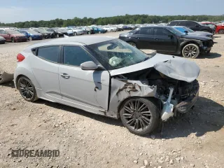 2013 Hyundai Veloster w/Gray Int with VIN KMHTC6AD0DU126717, listed as a Copart auction lot 65536944 with 89,662 mi miles and Salvage title. Bid and sale history available at DreamBid. Image 4.