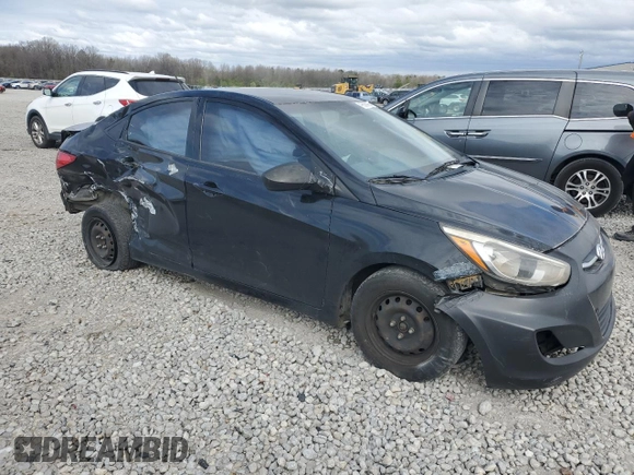 2016 Hyundai Accent SE with VIN KMHCT4AE5GU977073, listed as a Copart auction lot 49668995 with 0 mi miles and Salvage Title. Bid and sale history available at carsss.com. Image 4.