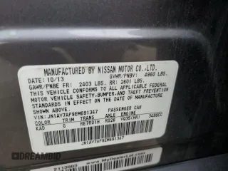 2014 Infiniti Q50 Hybrid Sport with VIN JN1AV7AP9EM691347, listed as a Copart auction lot 84861304 with Not Provided miles and Salvage Title. Bid and sale history available at carsss.com. Image 12.