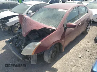 2008 Nissan Sentra S with VIN 3N1AB61E58L692074, listed as a Copart auction lot 61112865 with 110,164 mi miles and Salvage title. Bid and sale history available at DreamBid. Image 1.