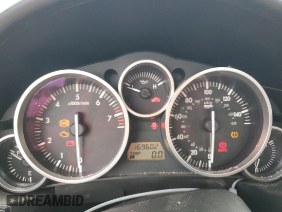 2008 Mazda MX-5 Miata Touring with VIN JM1NC26F080154207, listed as a Copart auction lot 76906044 with 169,602 mi miles and Salvage title. Bid and sale history available at DreamBid. Image 9.