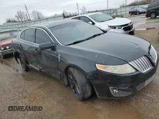 2010 Lincoln MKS with VIN 1LNHL9DR8AG608652, listed as a Copart auction lot 78890844 with 206,010 mi miles and Non Repairable. Bid and sale history available at DreamBid. Image 4.