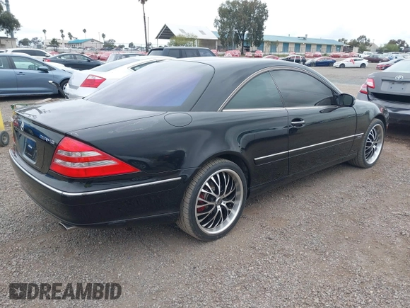 2002 Mercedes-Benz CL with VIN WDBPJ78J52A025991, listed as a IAAI auction lot 42067195 with 47,883 mi miles. Bid and sale history available at carsss.com. Image 4.