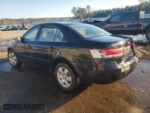 2007 Hyundai Sonata GLS with VIN 5NPET46C57H236632, listed as a Copart auction lot 43047295 with 475,610 mi miles and Salvage Title. Bid and sale history available at DreamBid. Image 2.