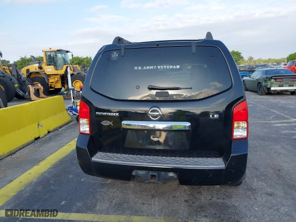 2012 Nissan Pathfinder LE with VIN 5N1AR1NN5CC607403, listed as a IAAI auction lot 41813677 with 217,854 mi miles. Bid and sale history available at carsss.com. Image 16.