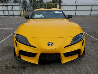 2020 Toyota GR Supra 3.0 with VIN WZ1DB4C06LW028001, listed as a Copart auction lot 43164045 with 12,623 mi miles and Salvage Title. Bid and sale history available at carsss.com. Image 5.