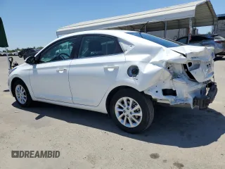 2022 Hyundai Accent SE с VIN 3KPC24A6XNE190146, выставлен на аукционе Copart как лот 60662495 с пробегом 34 765 миль миль и Списание • Salvage title. История ставок и продаж доступна на DreamBid. Изображение 2.