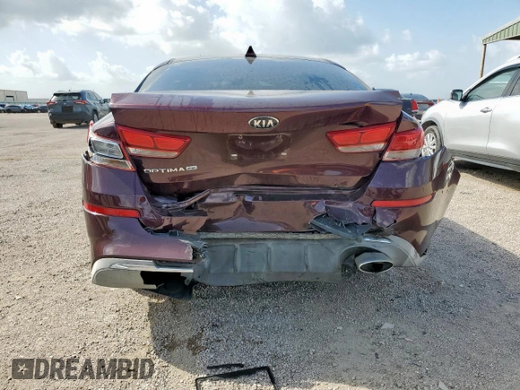 2020 Kia Optima LX with VIN 5XXGT4L35LG430533, listed as a Copart auction lot 60634995 with 58,376 mi miles and Clean title. Bid and sale history available at DreamBid. Image 6.