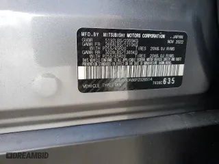 2023 Mitsubishi Outlander SE with VIN JA4J3UA86PZ026514, listed as a Copart auction lot 52232775 with 15,226 mi miles and Salvage Title. Bid and sale history available at carsss.com. Image 16.