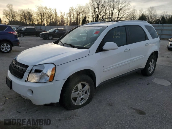 2008 Chevrolet Equinox LT with VIN 2CNDL43F286282091, listed as a Copart auction lot 49909075 with 74,446 mi miles and Salvage Title. Bid and sale history available at carsss.com. Image 1.