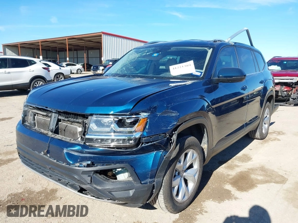 2019 Volkswagen Atlas SE with VIN 1V2DR2CA9KC506188, listed as a IAAI auction lot 41221389 with 67,593 mi miles and . Bid and sale history available at DreamBid. Image 18.