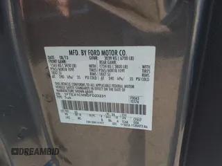 2013 Ford F-150 XL with VIN 1FTEX1CM9DFD23231, listed as a IAAI auction lot 42022012 with 220,971 mi miles. Bid and sale history available at carsss.com. Image 9.