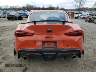 2024 Toyota GR Supra 3.0 with VIN WZ1DB0G07RW066056, listed as a Copart auction lot 83676044 with 3,621 mi miles and Salvage Title. Bid and sale history available at carsss.com. Image 6.