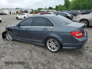 2013 Mercedes-Benz C 300 Sport with VIN WDDGF8AB0DG124719, listed as a Copart auction lot 54215515 with 123,520 mi miles and Salvage Title. Bid and sale history available at DreamBid. Image 2.