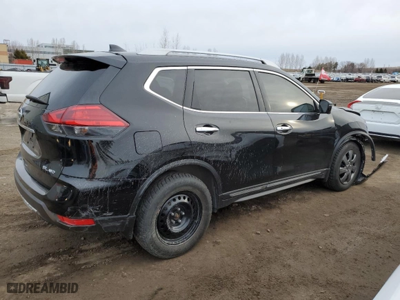 2017 Nissan Rogue SL with VIN 5N1AT2MV0HC869636, listed as a Copart auction lot 49747685 with 205,289 mi miles and Salvage Title. Bid and sale history available at carsss.com. Image 3.