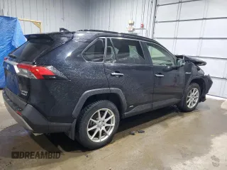 2020 Toyota RAV4 Hybrid Limited with VIN JTMDWRFV7LD525562, listed as a Copart auction lot 50502715 with 0 mi miles and Salvage Title. Bid and sale history available at carsss.com. Image 3.