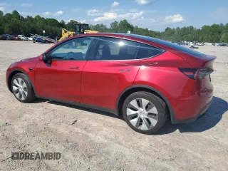 2024 Tesla Model Y Long Range z VIN 7SAYGAEEXRF071829, wystawiony jako Copart lot #56003215 z przebiegiem 29 446 mil mil oraz Szkoda całkowita • Salvage title. Historia ofert i sprzedaży dostępna na DreamBid. Obrazek 2.