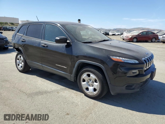 2016 Jeep Cherokee Altitude with VIN 1C4PJLAB2GW126428, listed as a Copart auction lot 56149585 with 214,359 mi miles and Salvage Title. Bid and sale history available at DreamBid. Image 4.