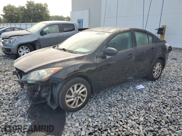 2013 Mazda 3 i Touring with VIN JM1BL1V77D1794443, listed as a Copart auction lot 55256375 with 161,127 mi miles and Salvage Title. Bid and sale history available at DreamBid. Image 1.