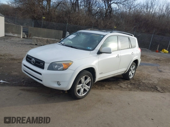 2007 Toyota RAV4 Sport with VIN JTMBK32V475015031, listed as a IAAI auction lot 41641627 with 178,980 mi miles. Bid and sale history available at carsss.com. Image 2.