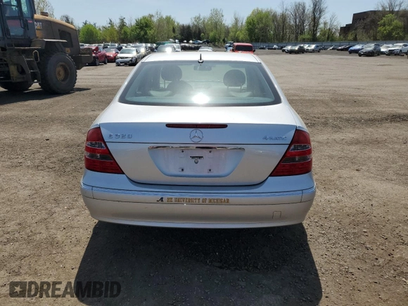 2005 Mercedes-Benz E 320 with VIN WDBUF82J25X175190, listed as a Copart auction lot 54487465 with 162,053 mi miles and Salvage Title. Bid and sale history available at DreamBid. Image 6.
