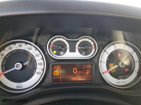 2014 FIAT 500L Easy with VIN ZFBCFABH1EZ026844, listed as a Copart auction lot 75450744 with 78,506 mi miles and Clean Title. Bid and sale history available at carsss.com. Image 9.