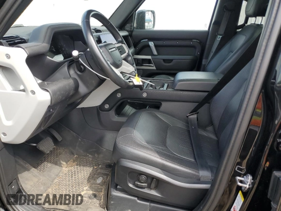 2022 Land Rover Defender with VIN SALE3ERU7N2096259, listed as a Copart auction lot 54594105 with 26,270 mi miles and Salvage title. Bid and sale history available at DreamBid. Image 7.
